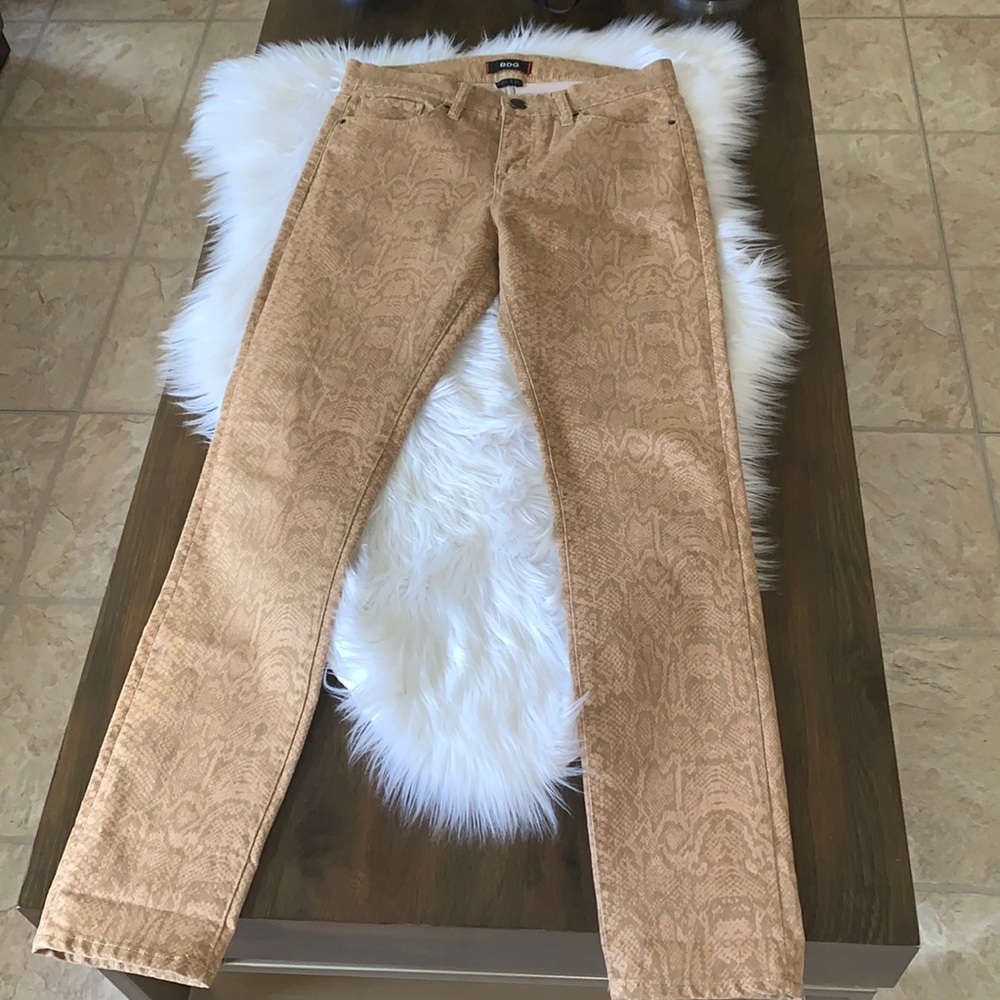 BDG urban outfitters snake print skinny pants size 28